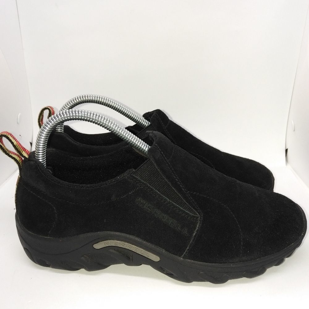 Merrell Black Jungle Moccasins  Youth Juniors Size 6‎